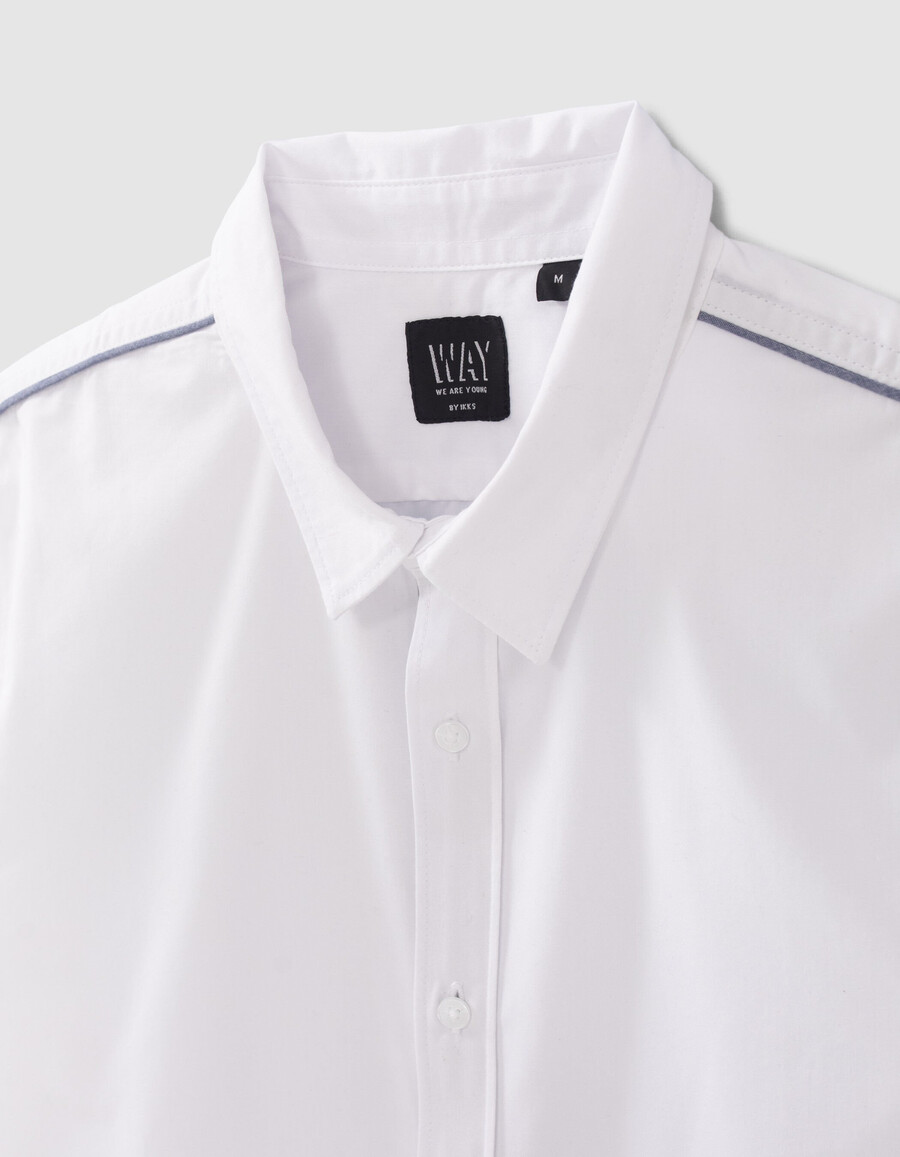 camicia bianca da ragazzo