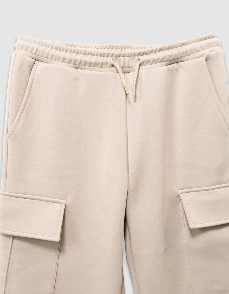 pantaloni cargo beige da bambino