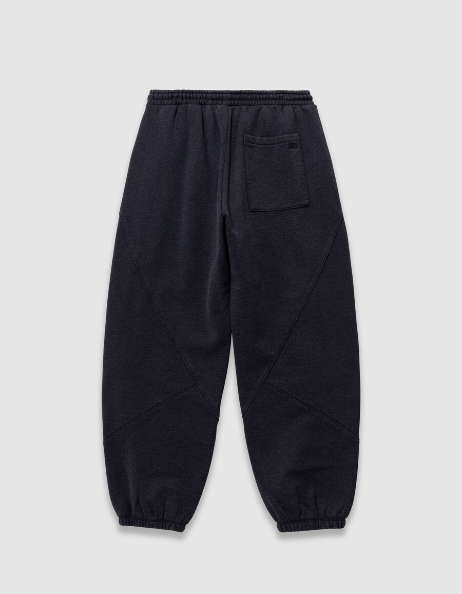 pantaloni da jogging grigi da bambino con ritagli posizionati