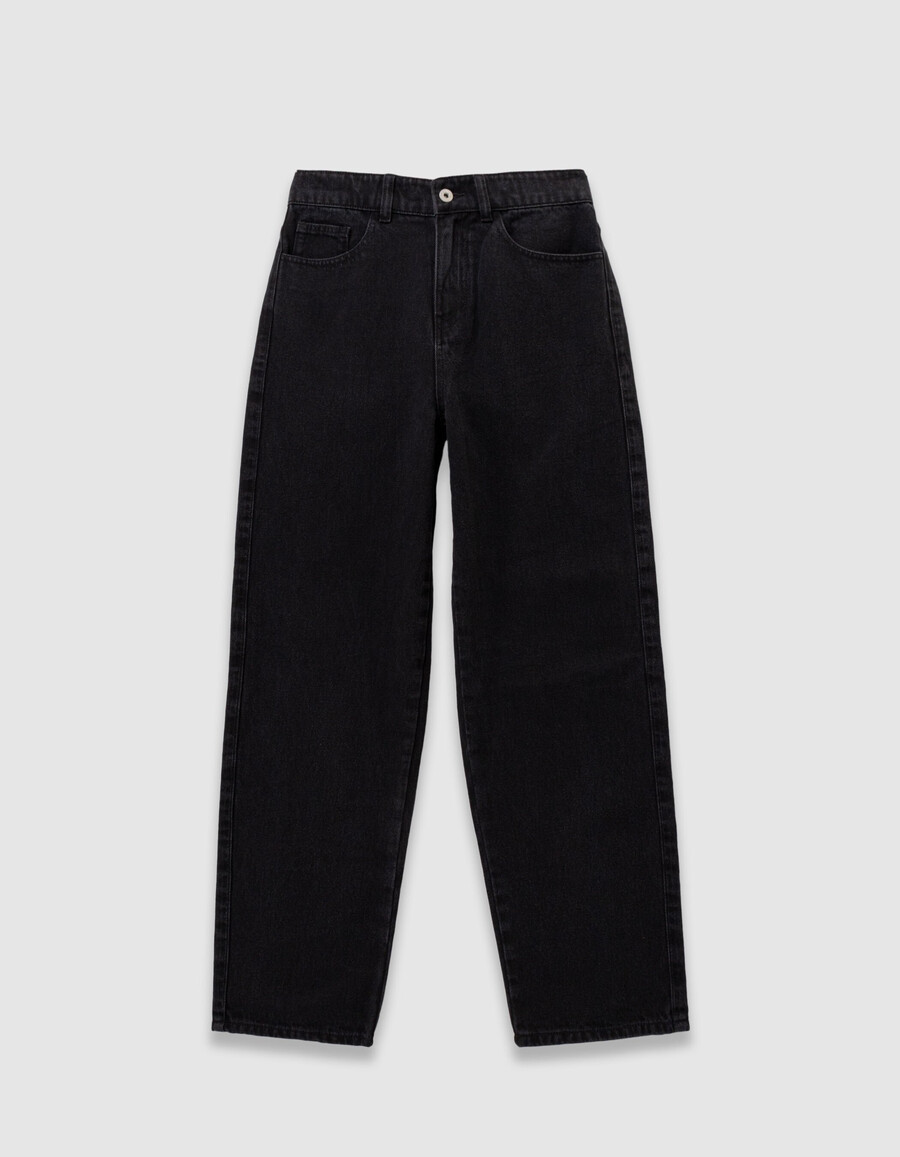 jeans larghi neri da ragazzo