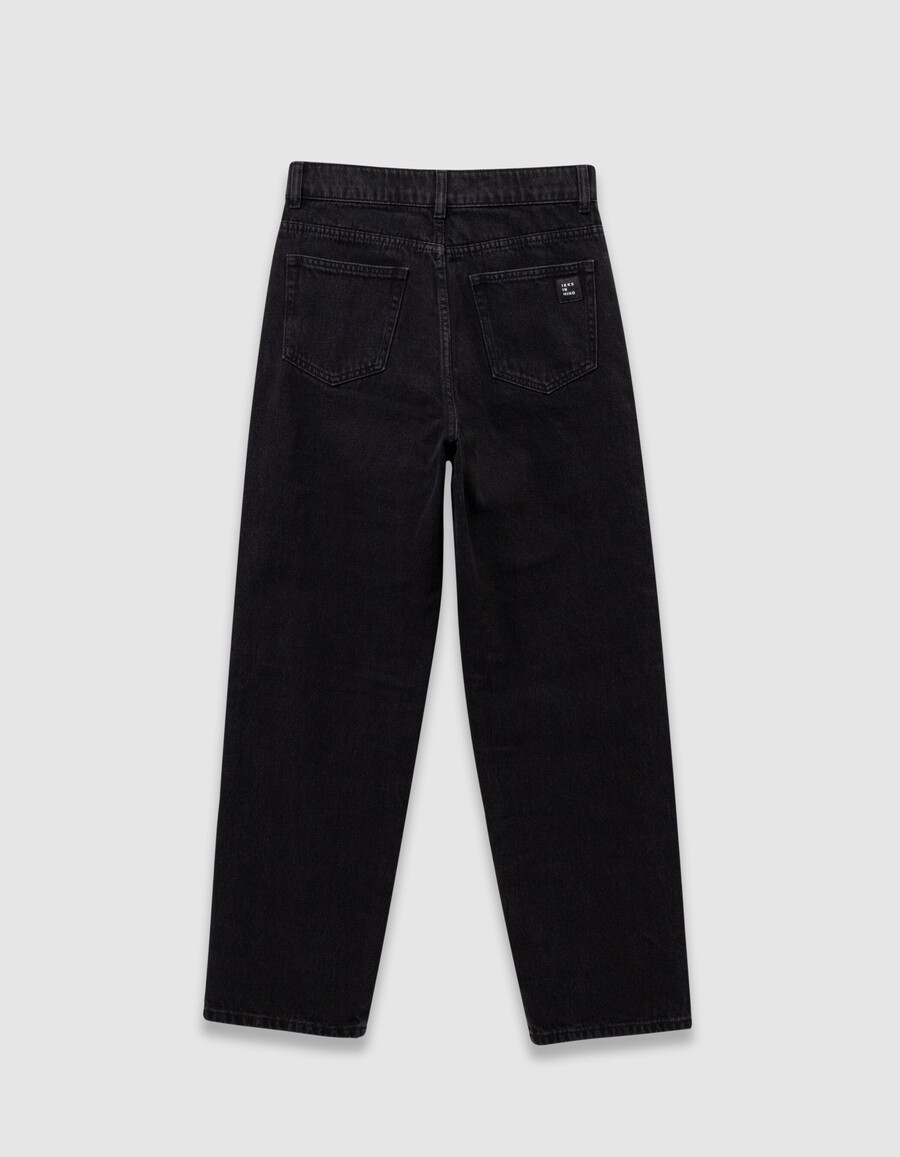 jeans larghi neri da ragazzo