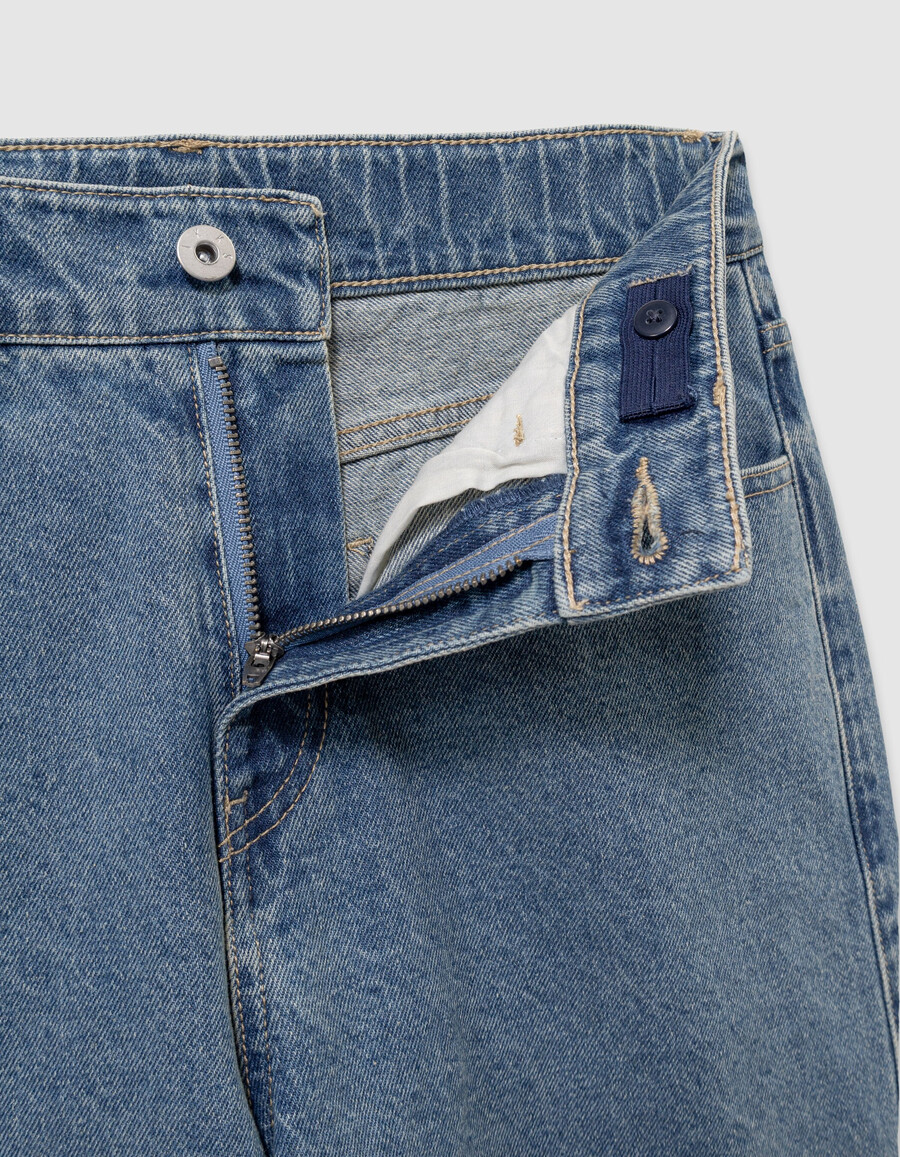 jeans larghi blu da ragazzo