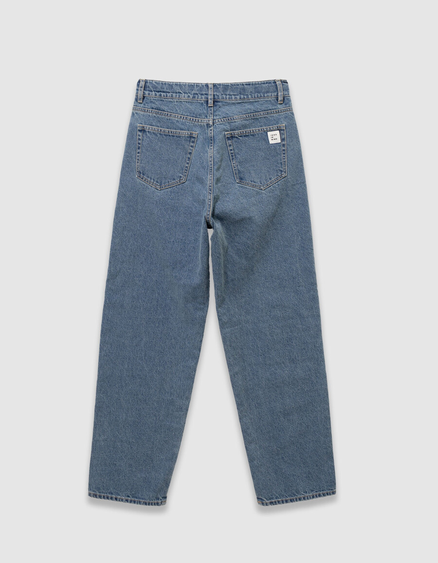 jeans larghi blu da ragazzo