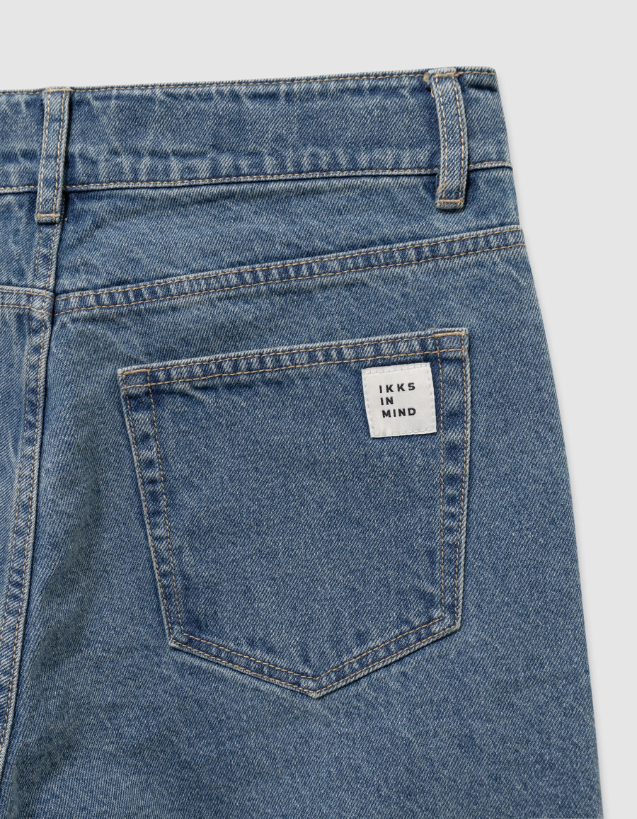 jeans larghi blu da ragazzo