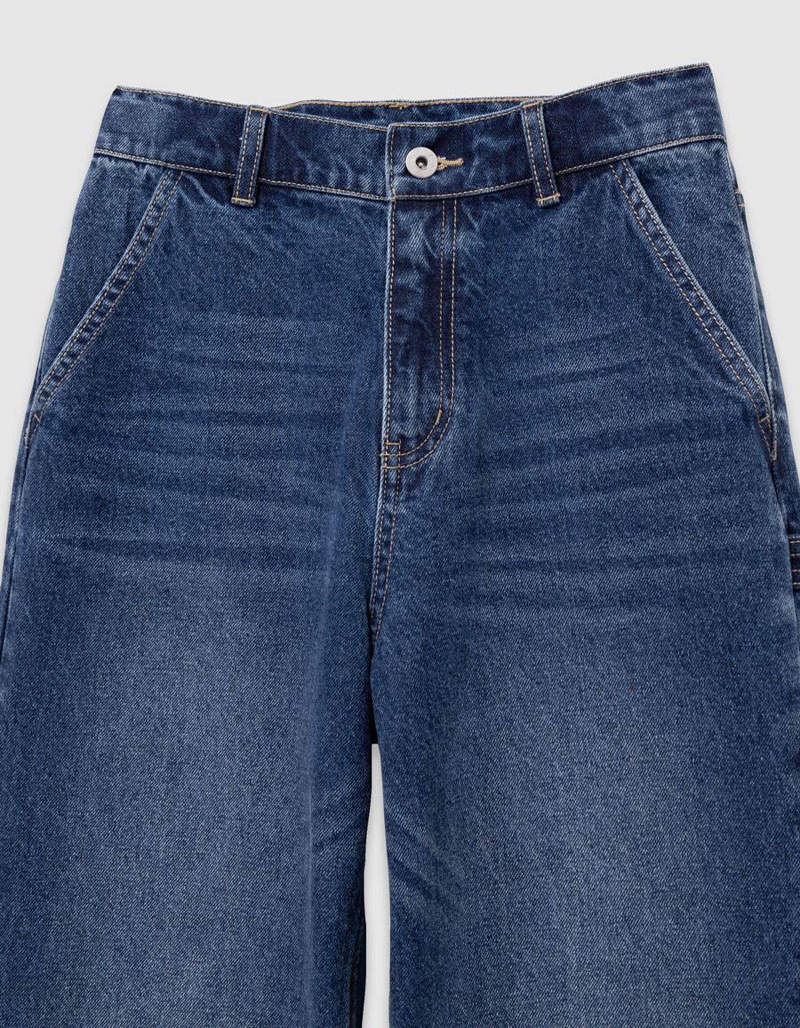 jeans larghi blu stile carpentiere per ragazzi