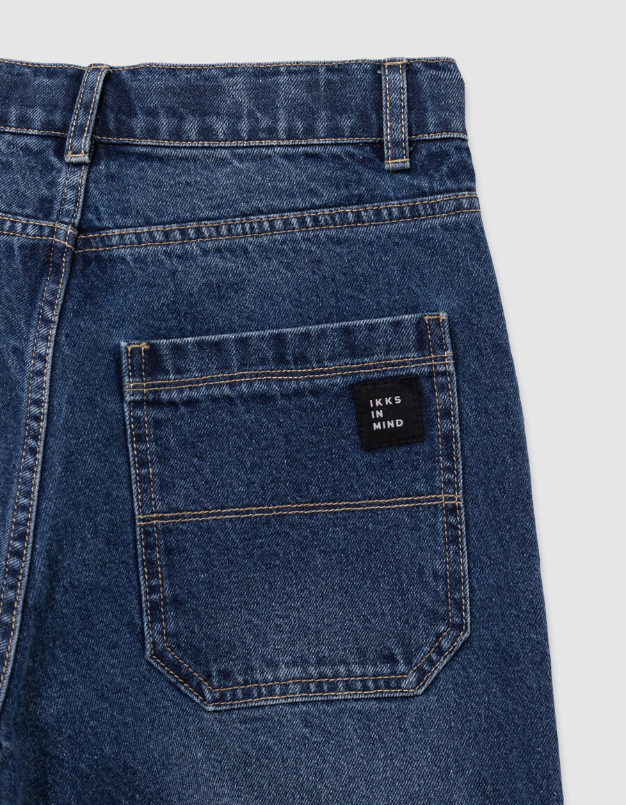 jeans larghi blu stile carpentiere per ragazzi