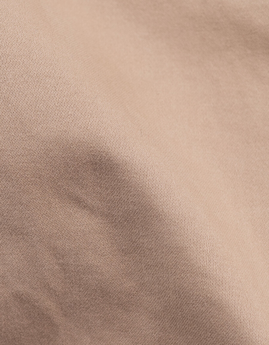 pantaloni jogger beige da bambino con elastico in vita