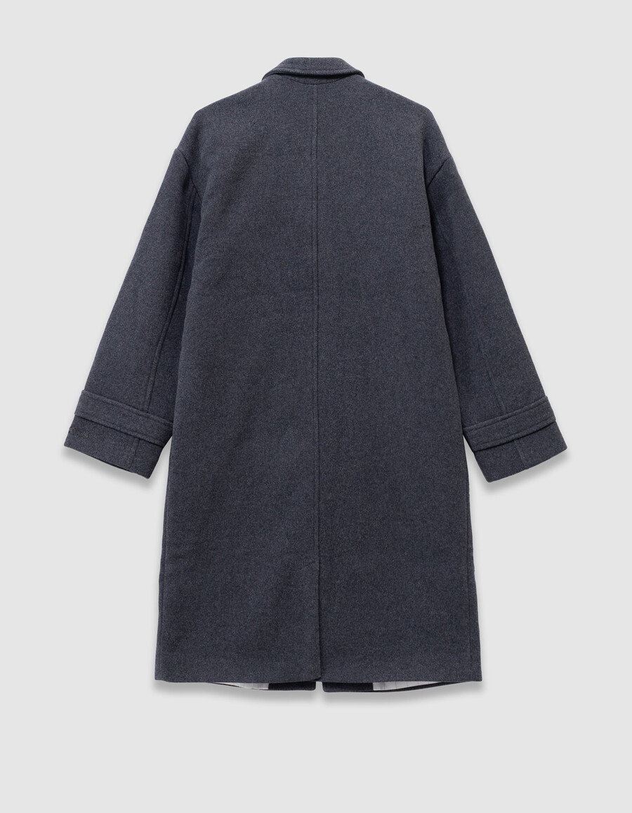 cappotto lungo grigio per ragazze