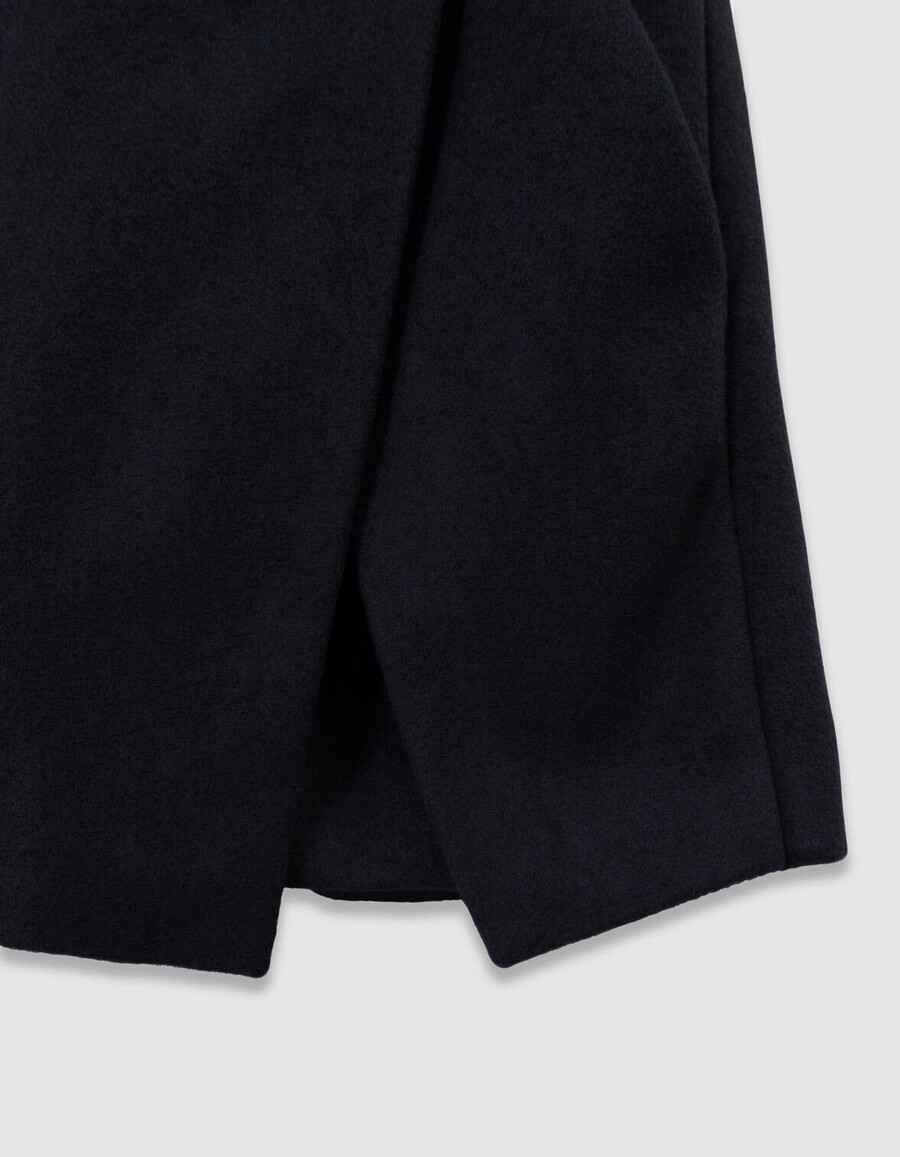 gonna-pantalone nera in lana per ragazze