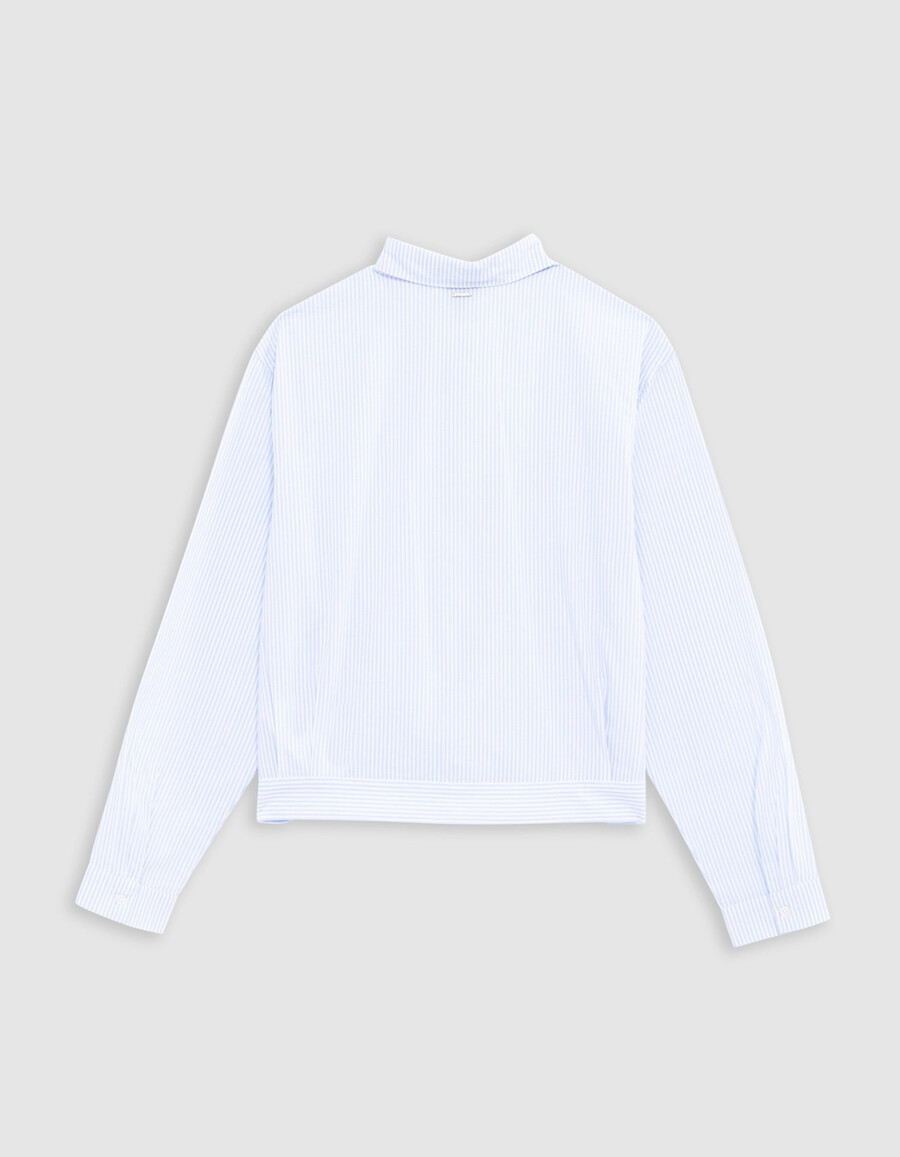 giacca spirit con camicia a righe blu per ragazza