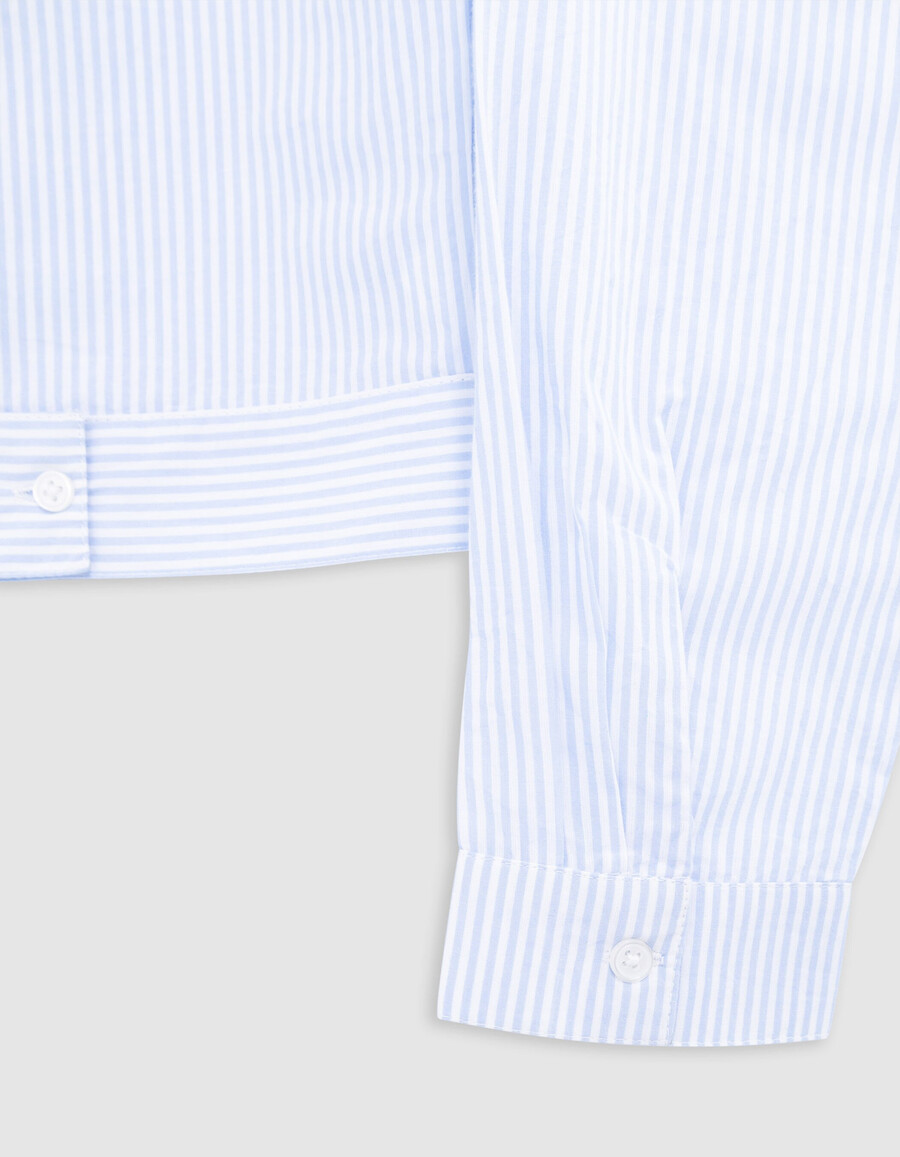 giacca spirit con camicia a righe blu per ragazza