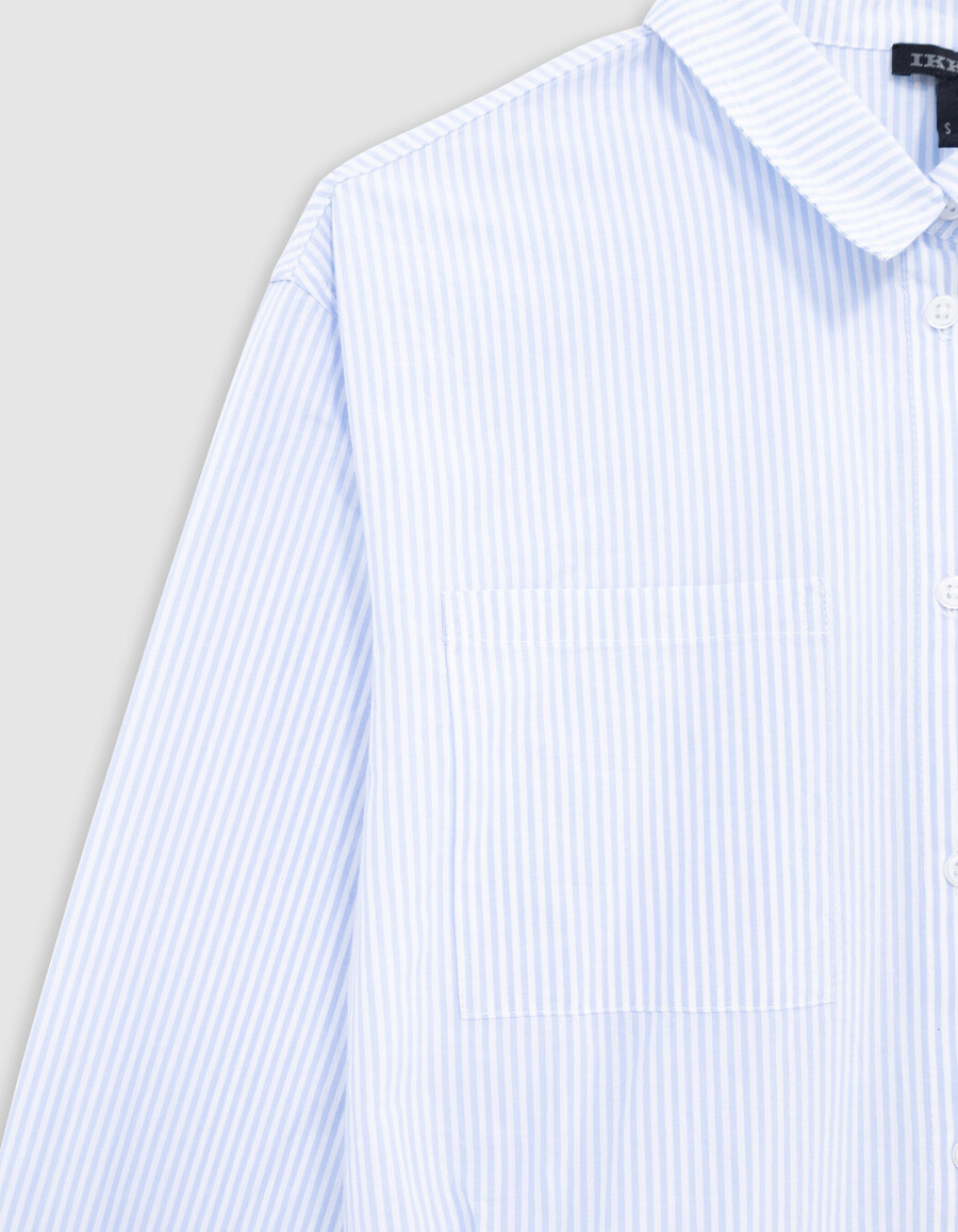 giacca spirit con camicia a righe blu per ragazza