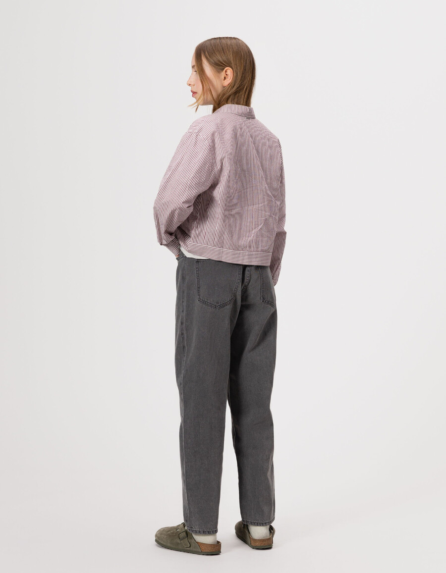 jeans gaucho grigi da bambina