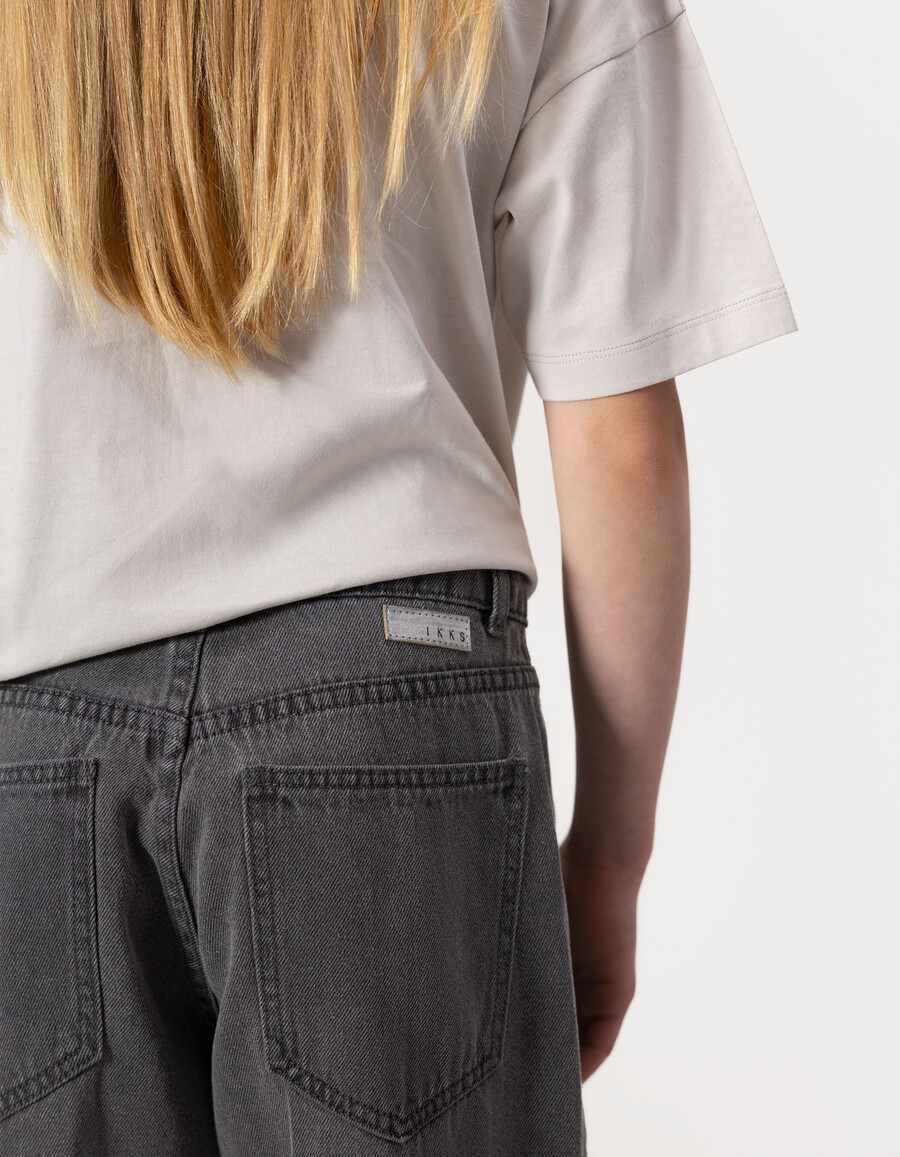 jeans gaucho grigi da bambina