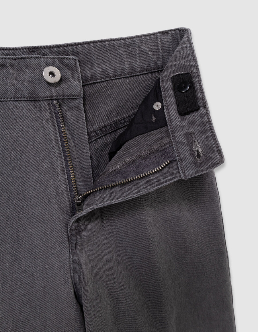 jeans gaucho grigi da bambina