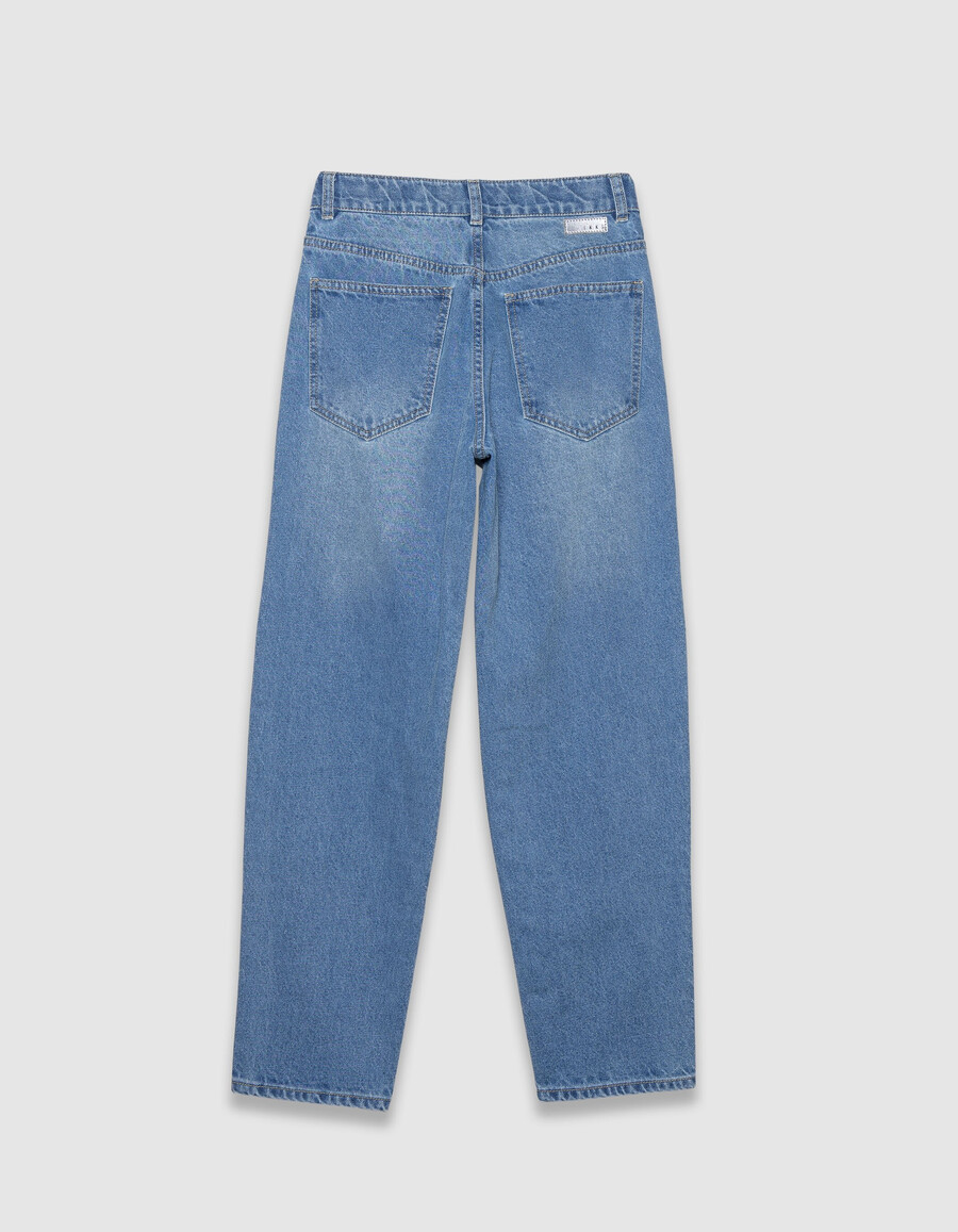 jeans gaucho blu da bambina