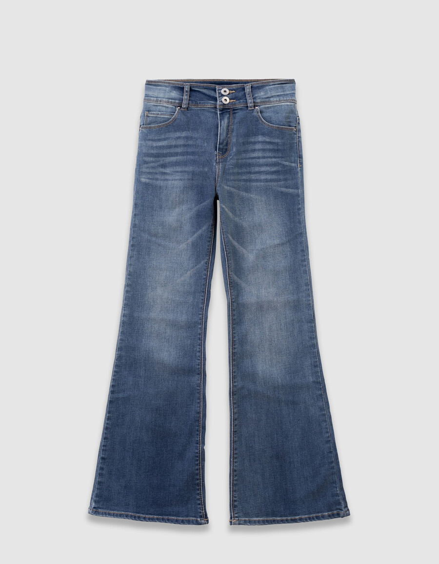 jeans svasati blu sbiaditi da bambina