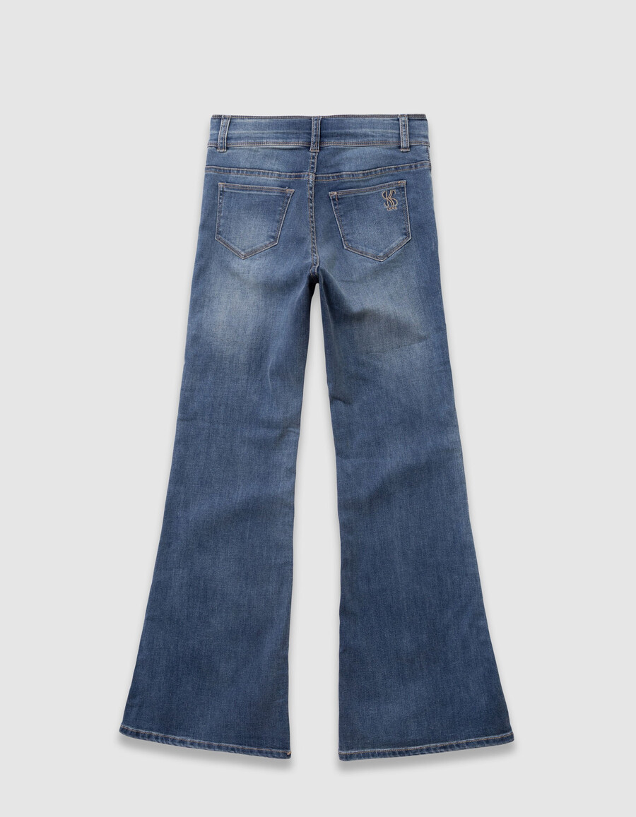 jeans svasati blu sbiaditi da bambina