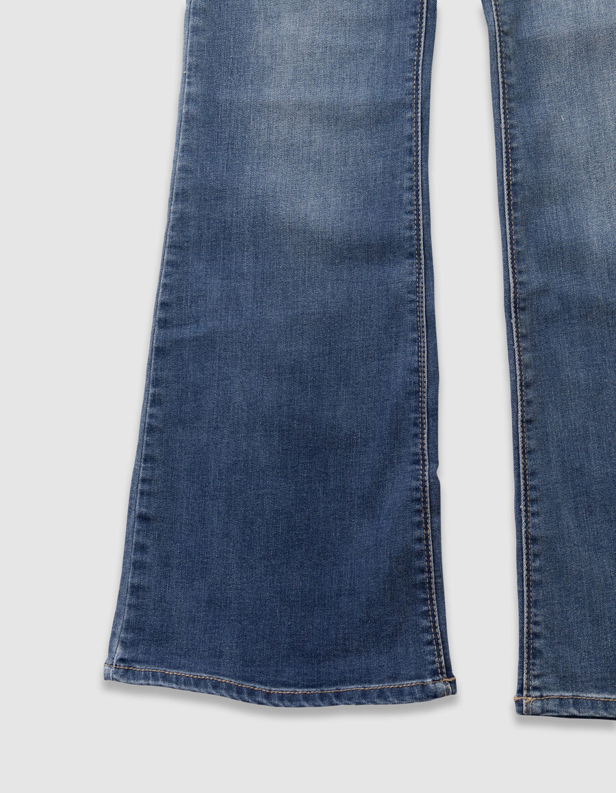 jeans svasati blu sbiaditi da bambina