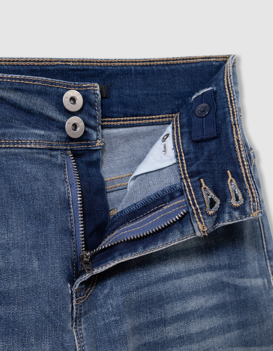 jeans svasati blu sbiaditi da bambina