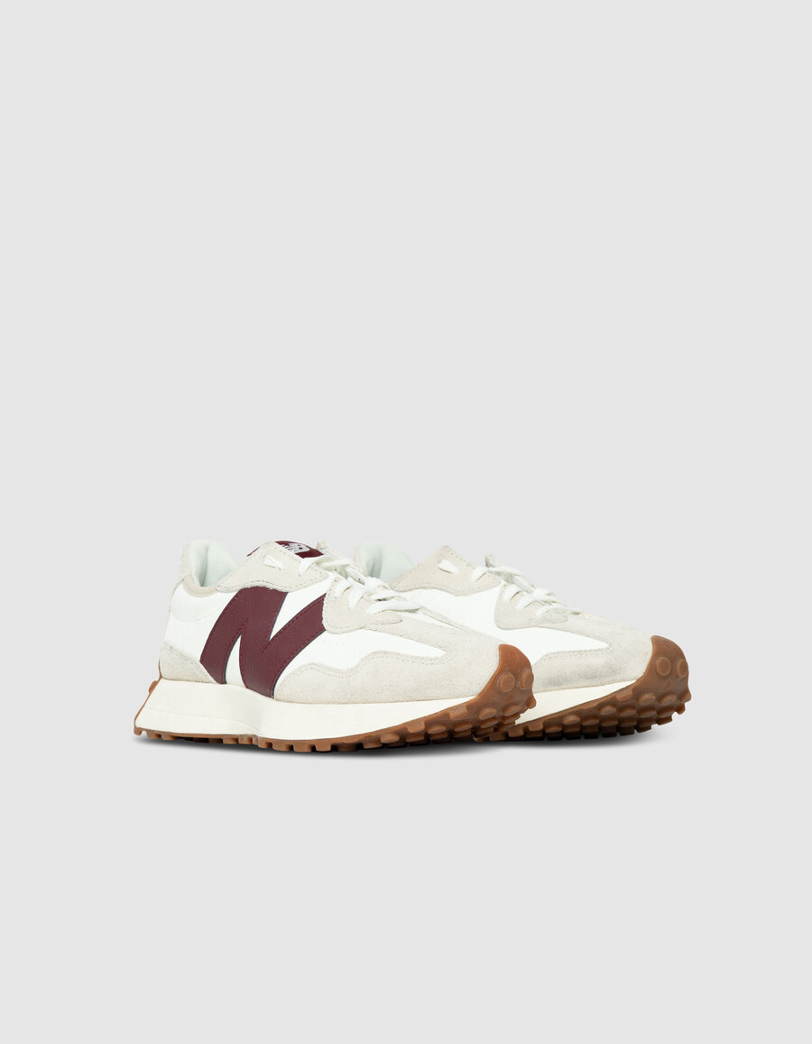 scarpe da ginnastica new balance 327 bordeaux da donna