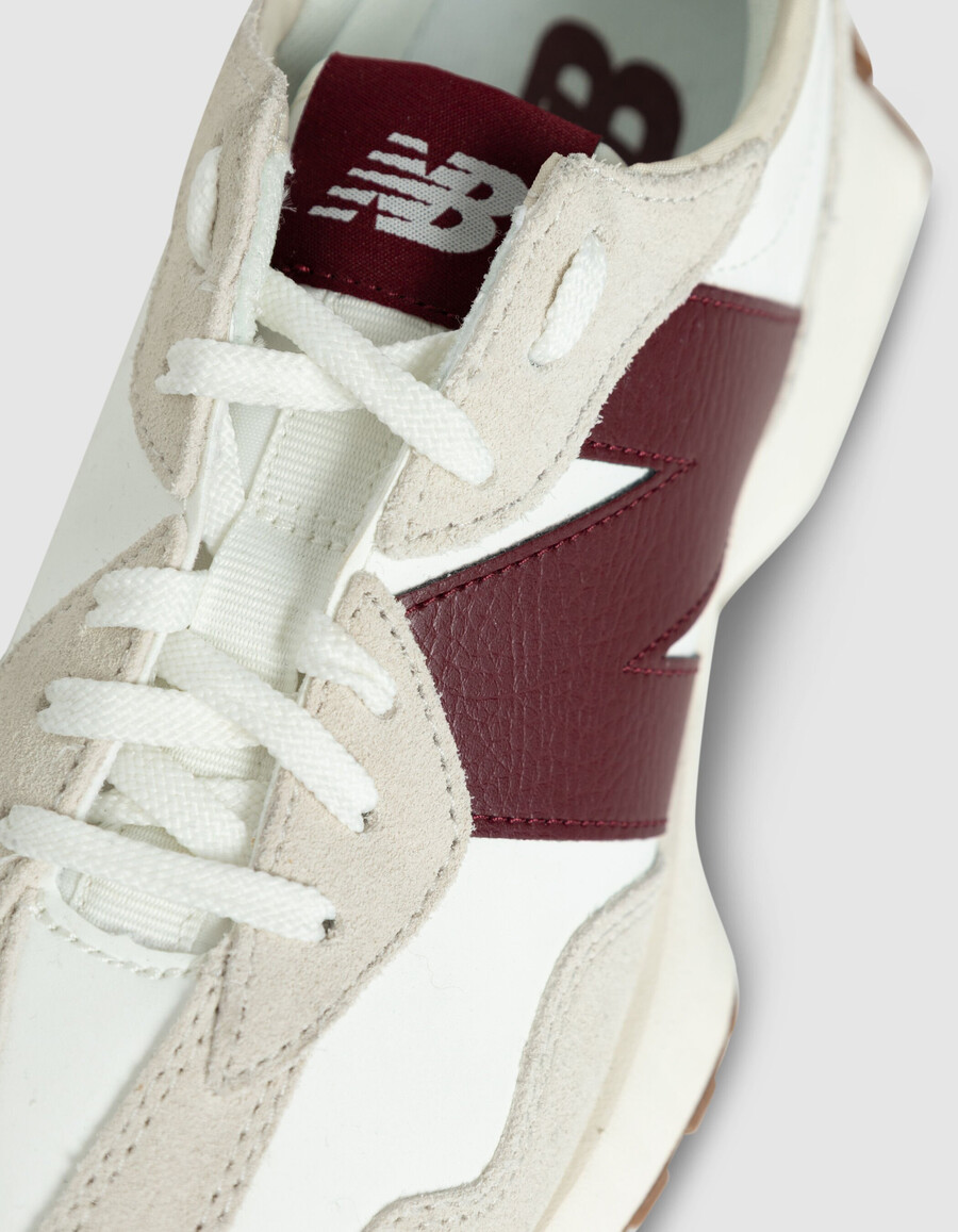 scarpe da ginnastica new balance 327 bordeaux da donna