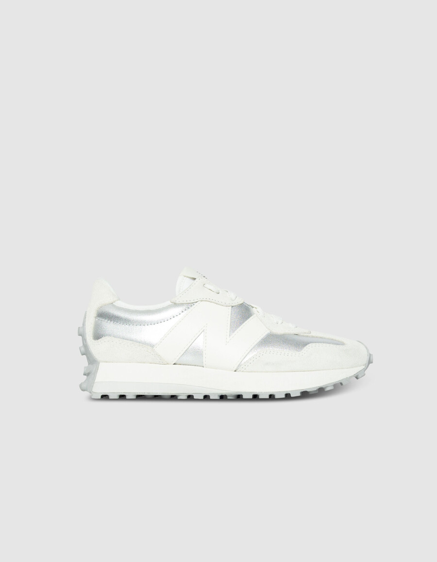 scarpe da ginnastica new balance 327 argento da donna