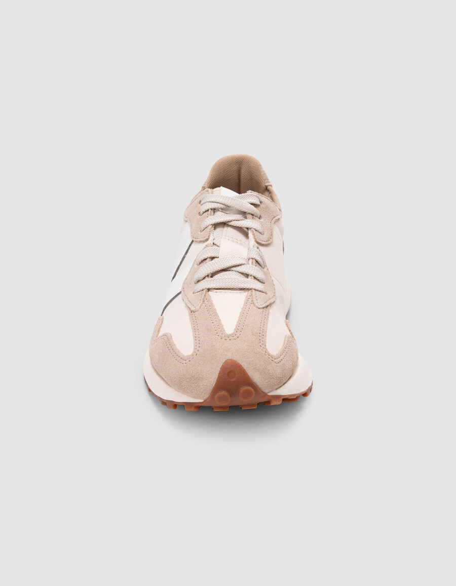 scarpe da ginnastica new balance 327 ecru da donna
