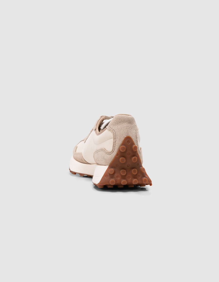 scarpe da ginnastica new balance 327 ecru da donna
