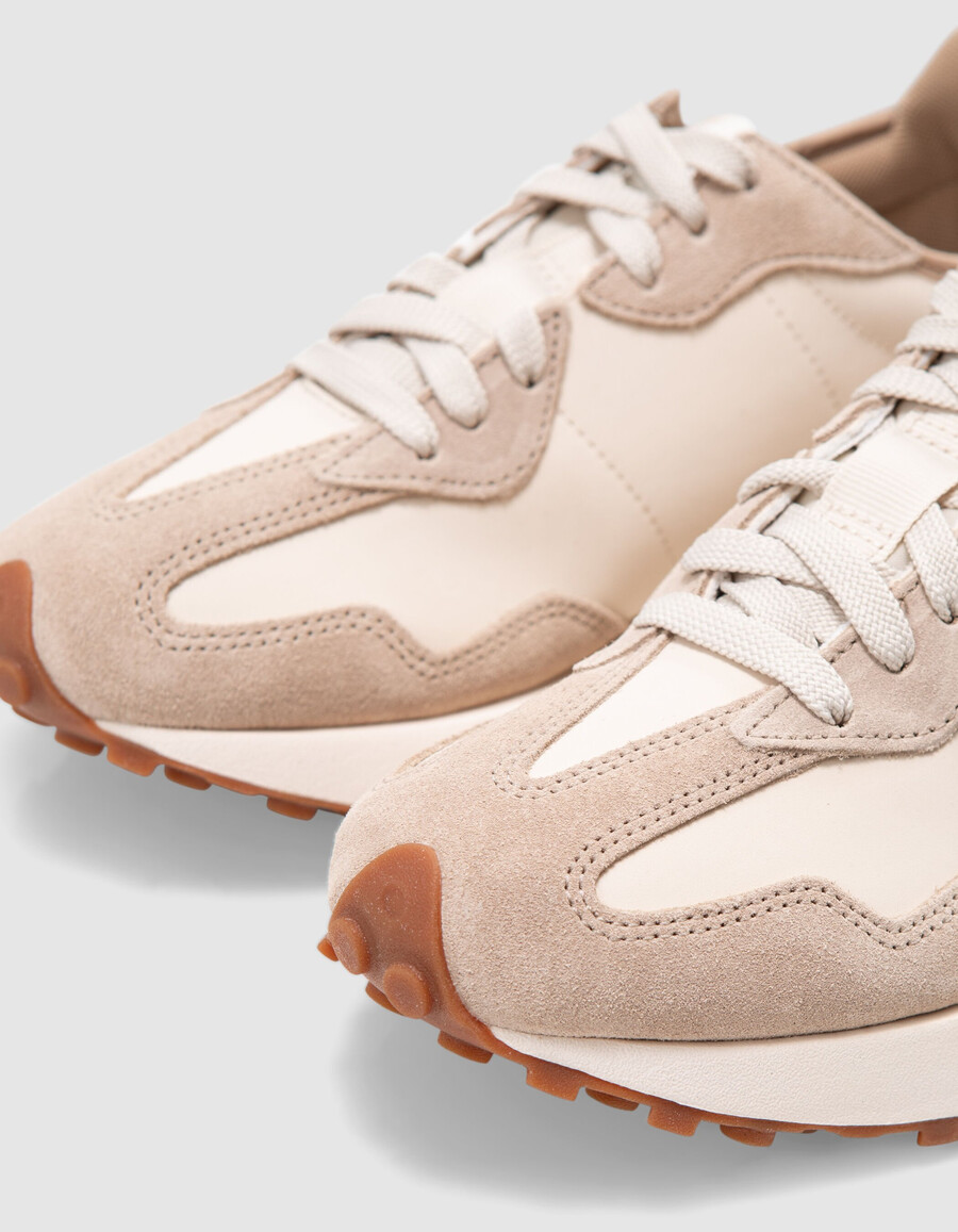 scarpe da ginnastica new balance 327 ecru da donna
