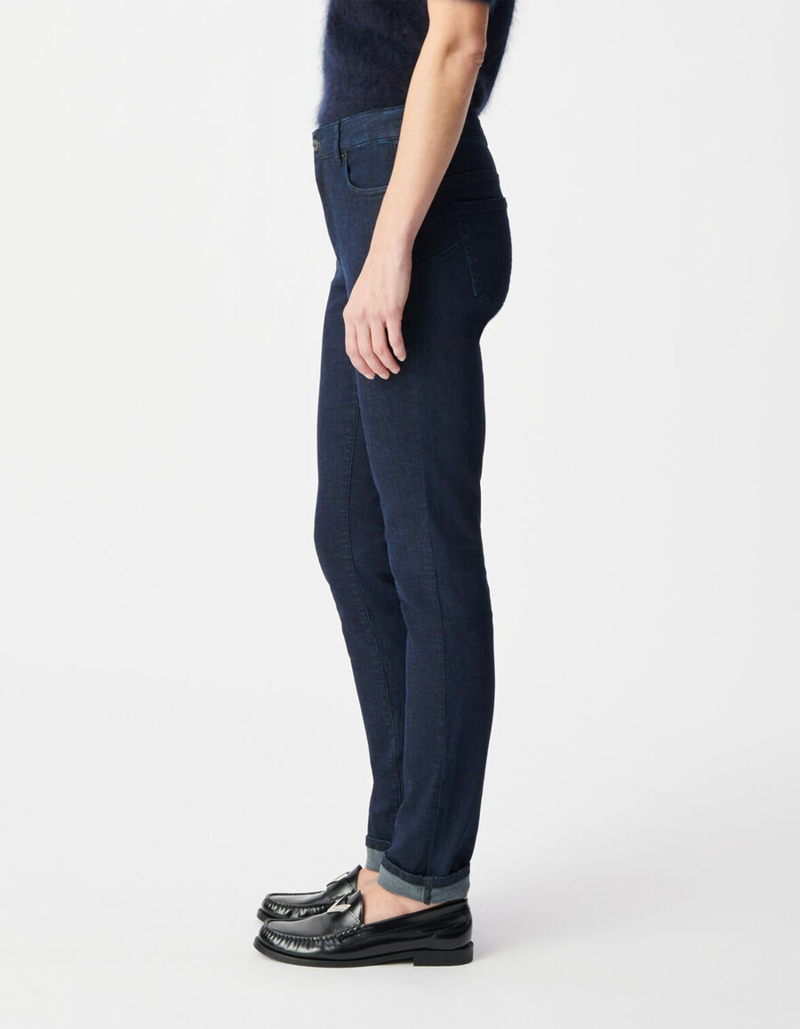 jeans skinny grezzi a vita alta roxanne da donna