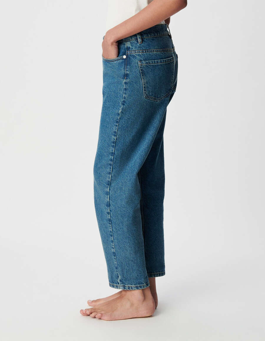 jeans boyfriend blu corti charlotte da donna